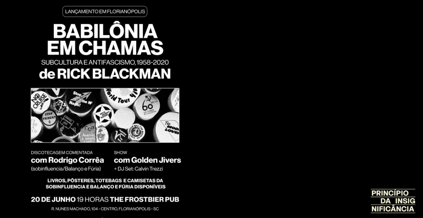 Lançamento Babilônia em chamas + Golden Jivers: Princípio da insignificância #01