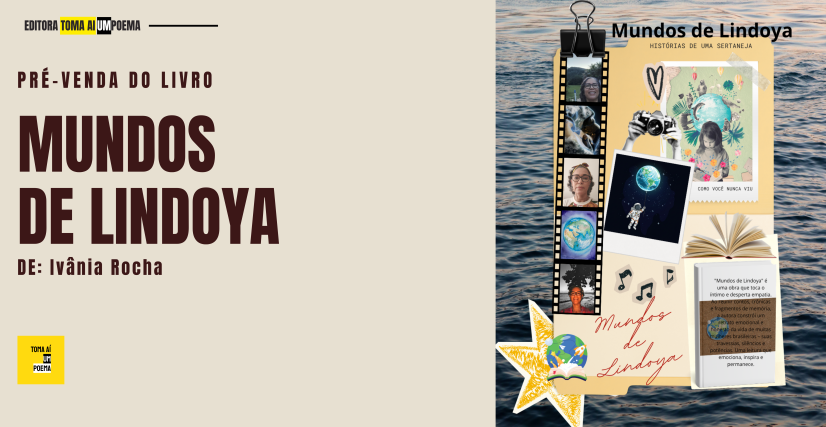 Pré-venda do livro Mundos de Lindoya, de Ivânia Rocha