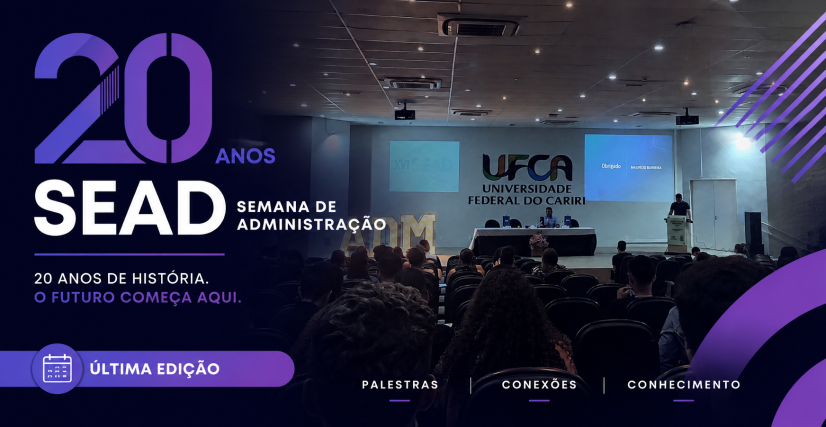SEAD 2026 — Faça parte desses 20 anos