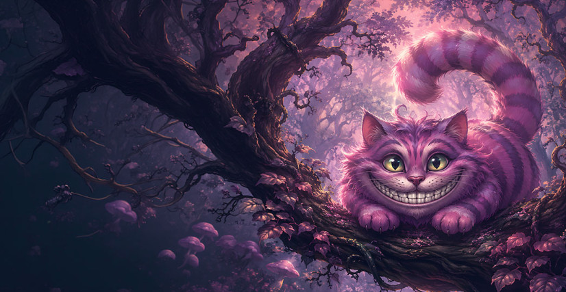 O sorriso do Gato de Cheshire