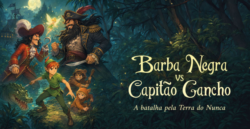 Barba Negra vs. Capitão Gancho