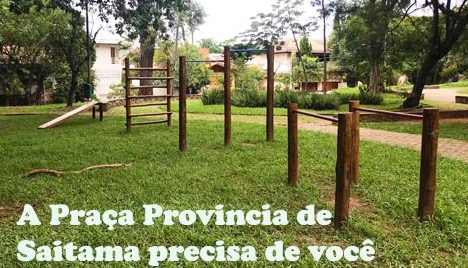 Cuidando da Praça Província de Saitama