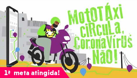 [RJ] Mototáxi Circula, Coronavírus Não!