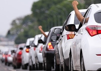 Motoristas de APP contra o COVID-19