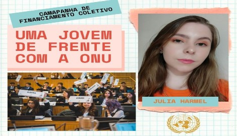 Uma Jovem de Frente com a ONU