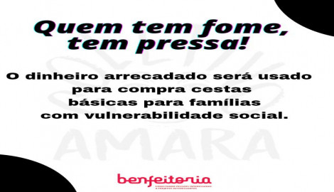 Quem tem fome, tem pressa!