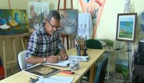 Joaz Silva na Bienal de Florença