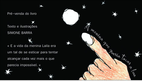 Livro "A menina que queria tocar a lua"