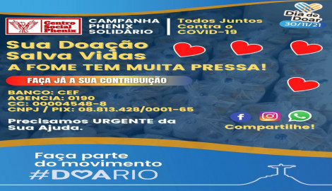 Phenix Solidário - Juntos contra o Efeito do Covid-19 em nossas Famílias