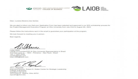 Me ajudem a ir para Universidade de Ohio - Estados Unidos - fui aprovada!!!