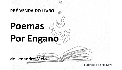Livro Poemas Por Engano de Lenandro Melo