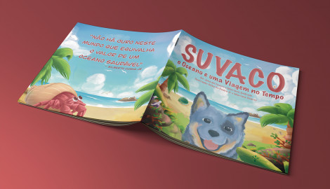 Livro infantil: Suvaco, o oceano e uma viagem no tempo