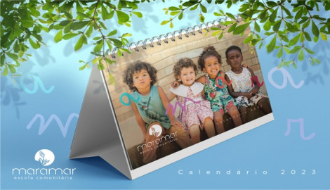 Presentes que Transformam:  Calendário de Mesa 2023 Escola Comunitária Maramar