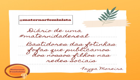 Publicação do livro "Diário de uma #maternidadereal"