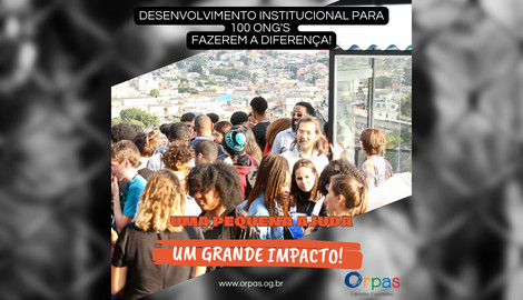 Desenvolvimento Institucional para 100 ONGs fazerem a Diferença!