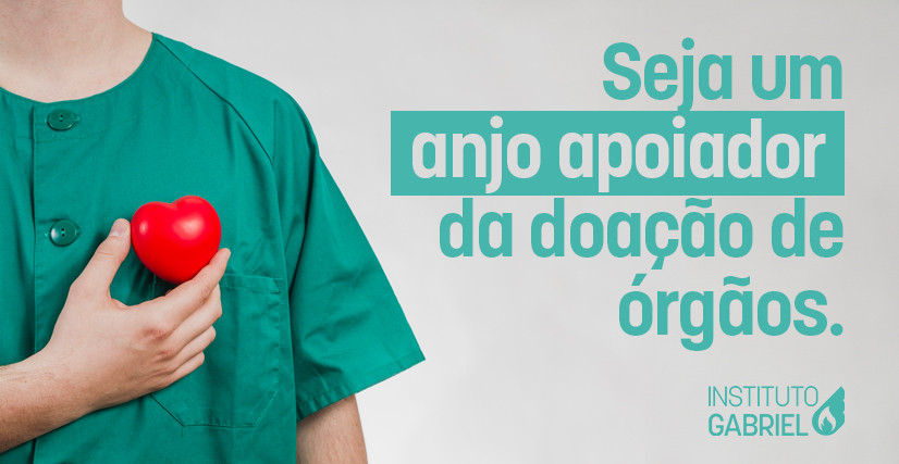Anjo Apoiador Instituto GABRIEL - Incentivo a doação de órgãos