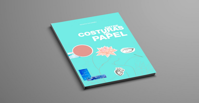 Livro 'Entre costuras de papel', de Renata Escarião