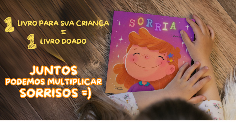 Sorria! Neste Natal faça diferente: dê um livro infantil de presente!