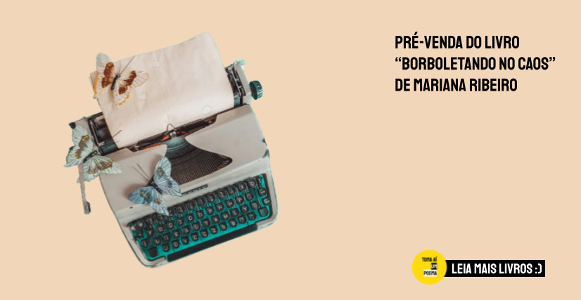 Livro Borboletando no caos, de Marina Ribeiro