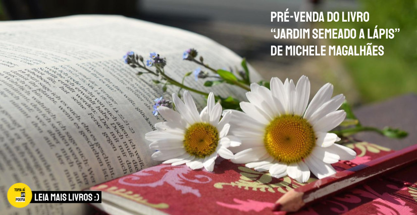 Livro JARDIM SEMEADO A LÁPIS, de Michele Magalhães