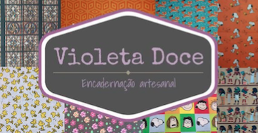 Violeta Doce - Encadernação artesanal