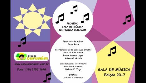 Sala de música - Escola Curumim 2017