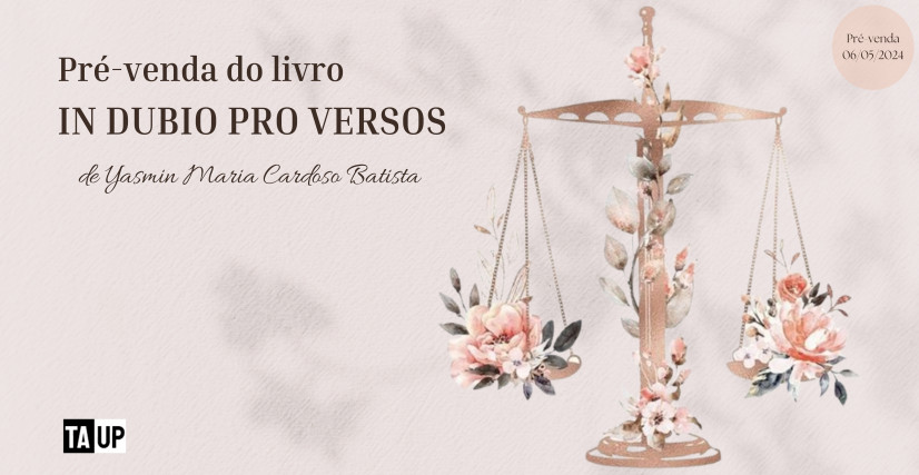 Livro IN DUBIO PRO VERSOS, de Yasmin Maria Cardoso Batista
