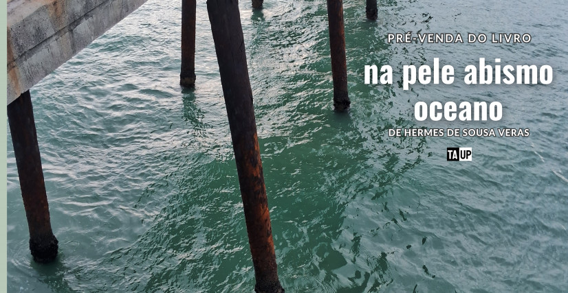 Livro na pele abismo oceano, de Hermes de Sousa Veras