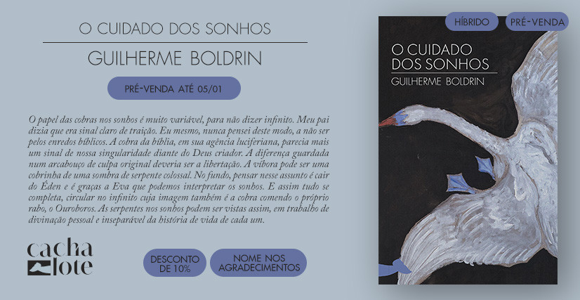 O Cuidado dos Sonhos: histórias de folias e sombras – Guilherme Boldrin