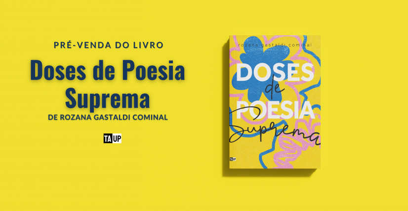 Pré-venda do livro Doses de Poesia Suprema, de Rozana Gastaldi Cominal