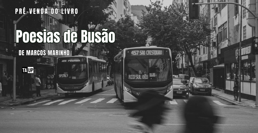 Pré-venda do livro POESIAS DE BUSÃO, de Marcos Marinho