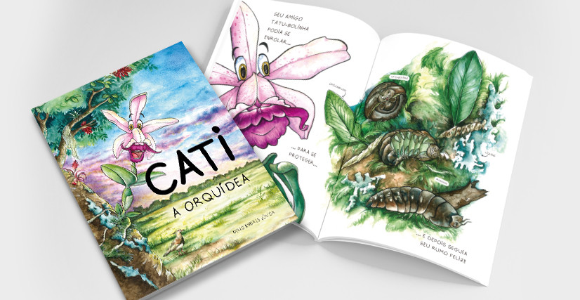 Apoie a criação do Livro Cati, a Orquídea