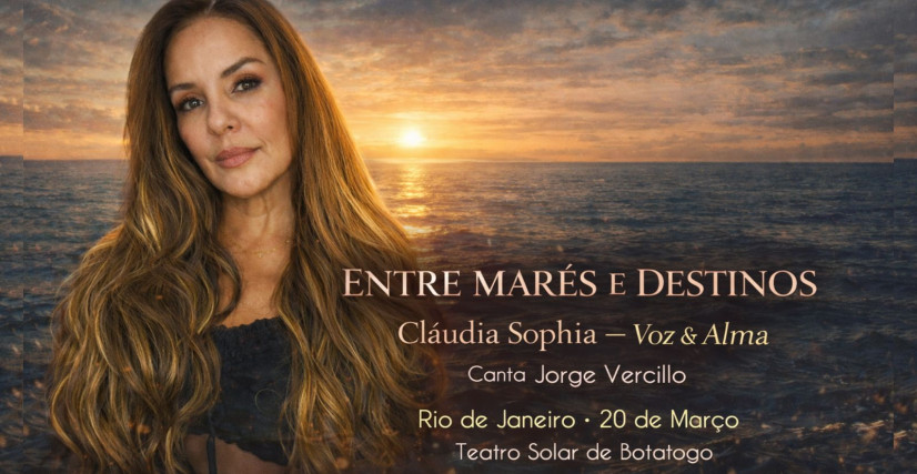 Entre Marés e Destinos - Claudia Sophia - Voz e Alma canta Jorge Vercillo