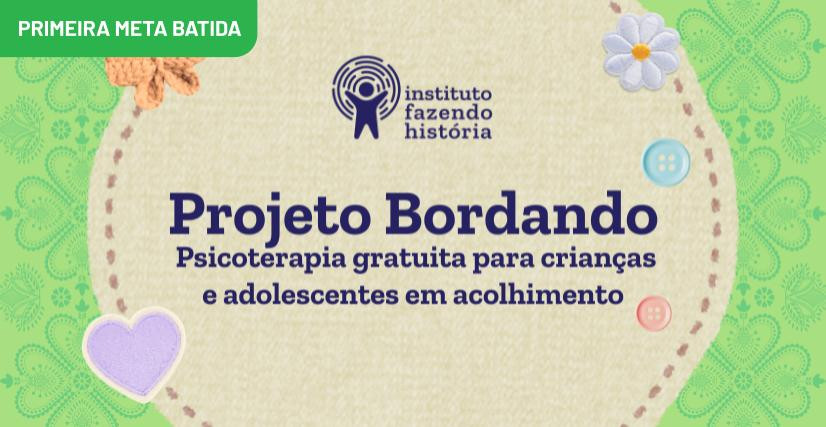 Projeto Bordando - Psicoterapia gratuita para crianças e adolescentes