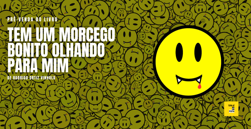 Livro Tem um morcego bonito olhando para mim, de Rodrigo Ortiz Vinholo