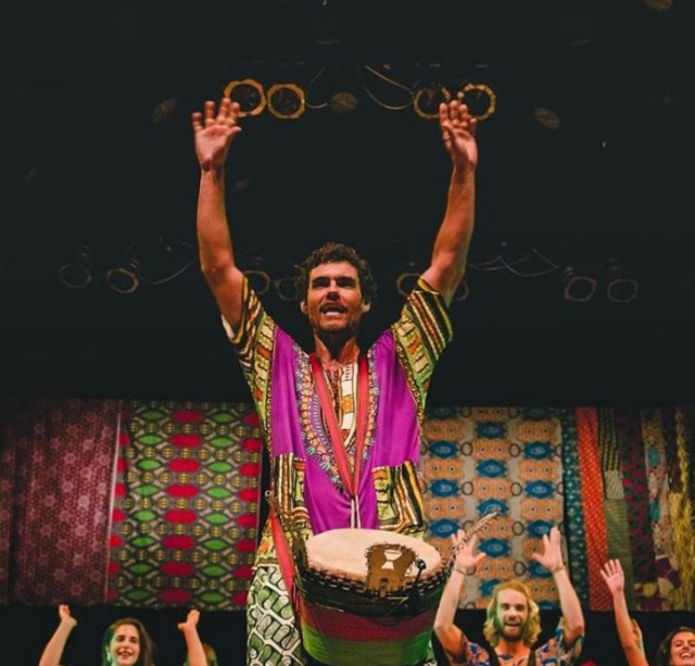 Aula de djembe