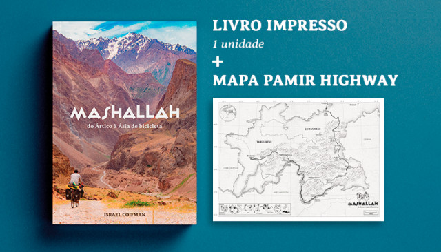 Mapa da Pamir  + 1 livro