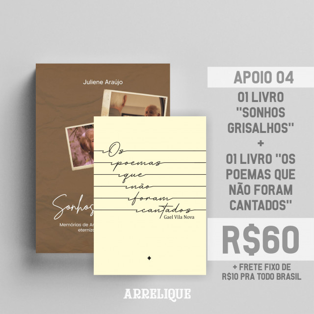 01 Sonhos Grisalhos + outro livro