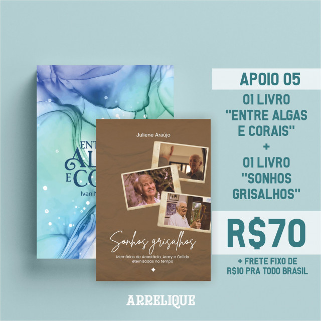 01 Entre Algas e Corais + outro livro