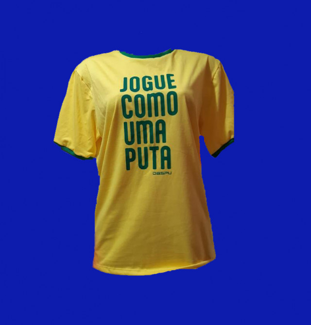 CAMISETA JOGUE COMO UMA PUTA TAM. P