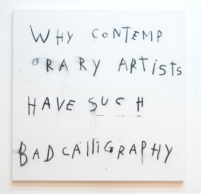 Obra  "Bad Calligraphy" de Antonio Bokel