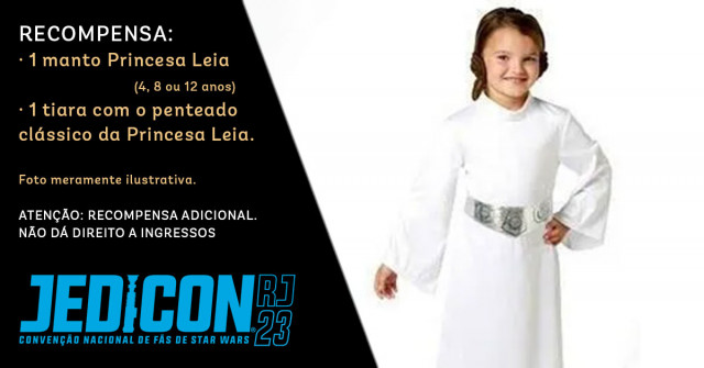 ADICIONAL - Kit Infantil Princesa Leia