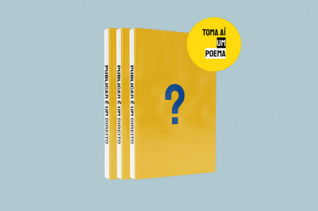 Apoie a Toma aí um poema - 3 livros