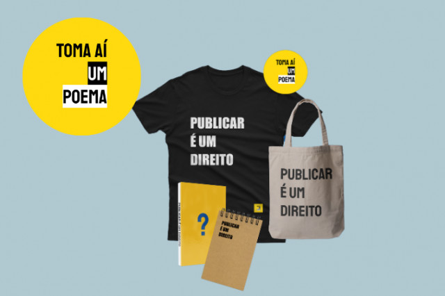 Apoie a Toma aí um poema e ganhe 1 kit!
