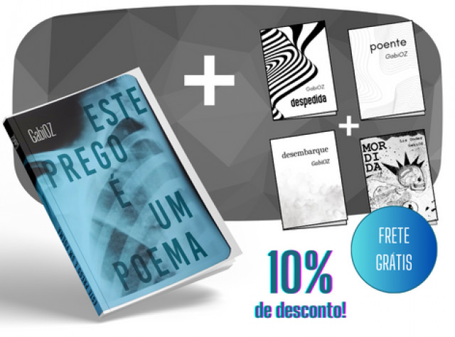 Coleção poética (1 livro + 4 zines)