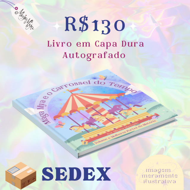 Livro em Capa Dura Autografado
