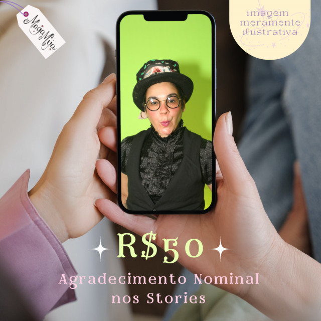 Agradecimento Nominal nos Stories