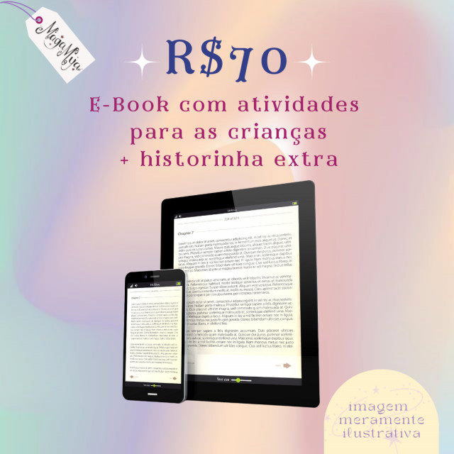 E-book com atividades para as crianças