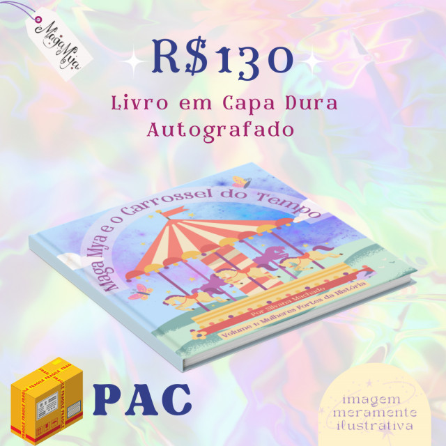 Livro em Capa Dura Autografado