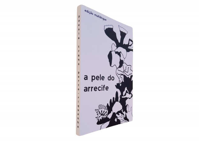 livro físico "a pele do arrecife"